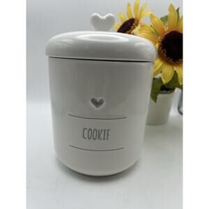 Cookie Canister By Potters Studio. Large Stoneware Canister.